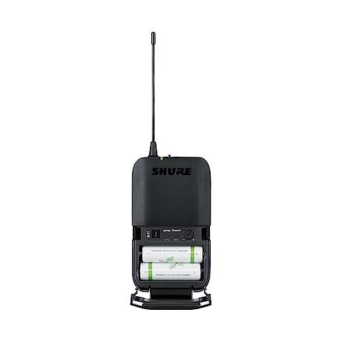 Shure BLX1 Wireless Bodypack Transmitter with On/Off Switch, Adjustable Gain Control, TQG Connector - for use with BLX Wireless Microphone Systems