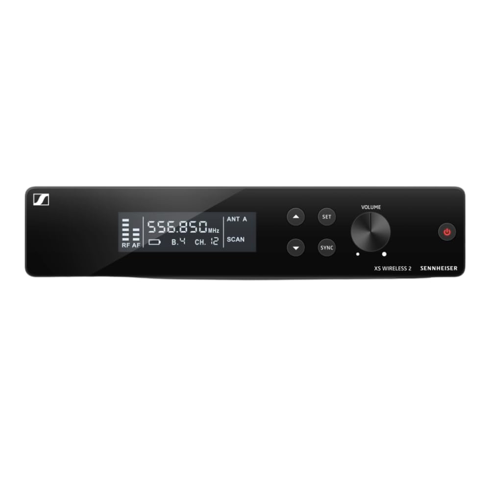 Liquid Audio Sennheiser XSW 2-865-A Wireless Handheld Microphone System Bundle w/Pig Hog PHM10 8mm Mic Cable, 4-Pack Blucoil AA Batteries Polishing Cloth
