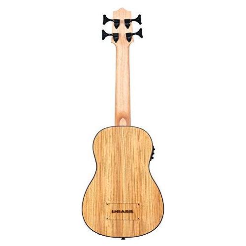 Kala Brand Music Co., 4-String Ukulele, Right, Natural, Ubass Zeb-FS