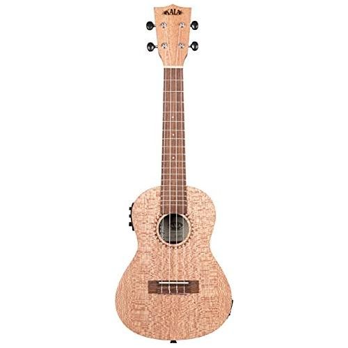 Kala Brand Music Co. KA-20 Collection, 4-String Ukulele, Right, Natural, Concert (KA-20CE)