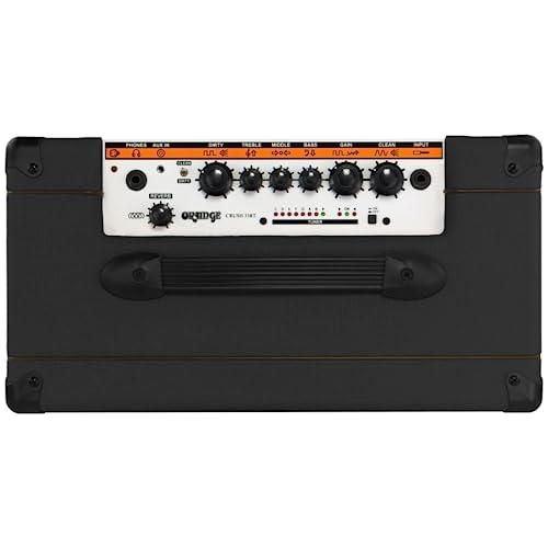 Orange Crush 35RT Guitar Combo Amplifier Bundle w/Pig Hog Black Instrument 10 Cable and Liquid Audio Polishing Cloth