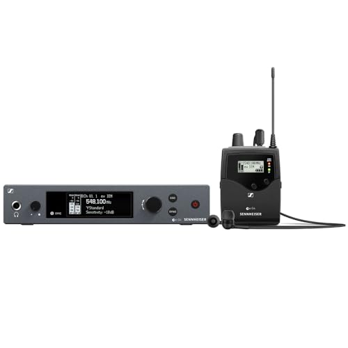 Liquid Audio Sennheiser ew IEM G4-A Wireless in-Ear Monitoring System Bundle w/Pig Hog PHM10 8mm Mic Cable, 4-Pack Blucoil AA Batteries Polishing Cloth