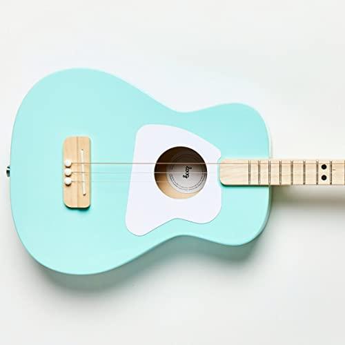 Loog 3 String Pro Acoustic Guitar and Accompanying App for Children, Teens and Beginners