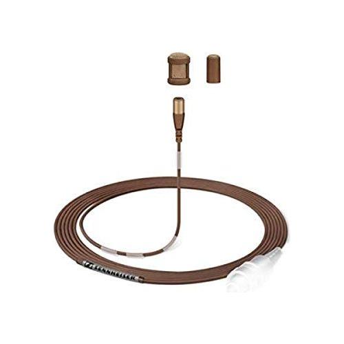 Sennheiser Pro Audio MKE 1-4-2 - Omnidirectional Subminiature Lavalier Microphone with 3-Pin Lemo Connector - Brown