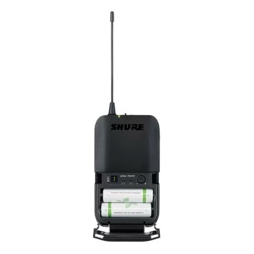 Shure BLX1 Wireless Bodypack Transmitter with On/Off Switch, Adjustable Gain Control, TQG Connector - for use with BLX Wireless Microphone Systems