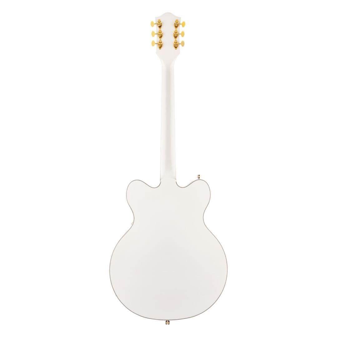 Gretsch G5422TG Electromatic 6-String Right-Handed Classic Double-Cut Hollowbody Electric Guitar with Bigsby, Laurel Fingerboard and Maple Neck (Snowcrest White)