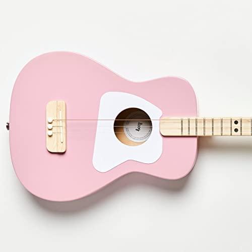 Loog 3 String Pro Acoustic Guitar and Accompanying App for Children, Teens and Beginners