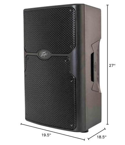 Peavey PVXp™ 12 Bluetooth® 12-Inch Powered Loudspeaker, 2-Yr Warranty, Combine Big Sound with Advanced DSP & Bluetooth, Pole Mount Molded-in, 980 Watts