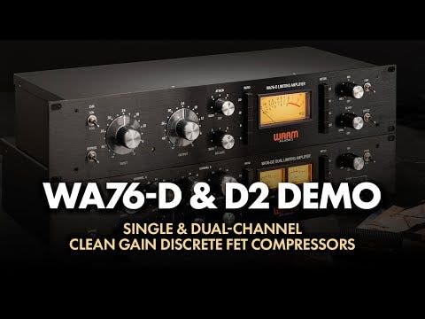 Warm Audio WA76-D2 Dual-channel Discrete FET Compressor/Limiter