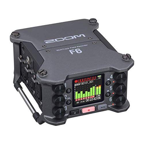 Zoom F6 Field Recorder/Mixer, Professional Field Recording, Audio for Video, 32-Bit Float Recording, 14 Channel Recorder, 6 XLR Inputs