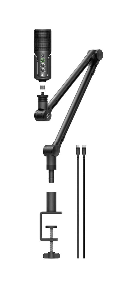 Sennheiser Profile - USB Cardioid Condenser Microphone & Table Stand, 1.2 m USB-C Cable