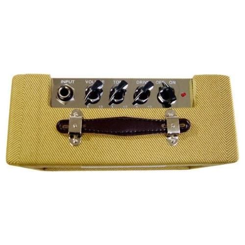 Fender Mini Deluxe Electric Guitar Amp, Portable Guitar Amp, 3 Watts, with 2-Year Warranty 7.48Dx11.42Wx3.54H Inches, Black