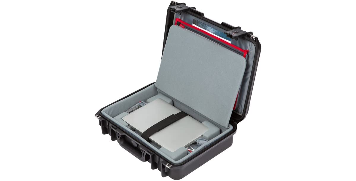SKB iSeries 1813-5 Waterproof Laptop Case with Think Tank Interior, Durable Protection for Laptops, Black (3i-1813-5NT)