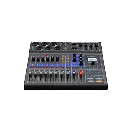 Zoom LiveTrak L-8 Podcast Recorder, Battery Powered, Digital Mixer and Recorder