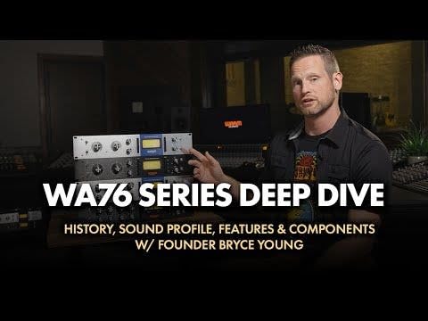 Warm Audio WA76-D2 Dual-channel Discrete FET Compressor/Limiter
