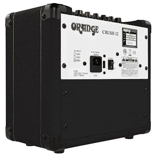 Orange Crush 35RT Guitar Combo Amplifier Bundle w/Pig Hog Black Instrument 10 Cable and Liquid Audio Polishing Cloth