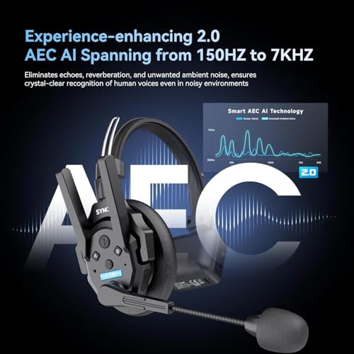 SYNCO XTalk X5 XPRO5 X2 2.4GHz Wireless Headset Intercom System 5 Person Team Communication with Noise Cancellation Hardcase Single Ear 400m Operating Range for Movie Shoot Live Show Stage Performance
