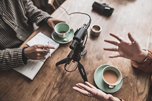 Shure MoveMic 88+ Wireless Microphone - Professional Audio Recorder for Film/Field Recording Interviews, Stereo Mic 4 Polar Patterns | Compatible with iOS/Android via Motiv App (MV88+W-Z7)
