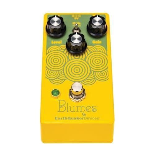 EarthQuaker Devices Blumes Low Signal Shredder Bundle w/2x Strukture S6P48 Woven Right Angle Patch Cables, 12x Guitar Picks and Liquid Audio Polishing Cloth