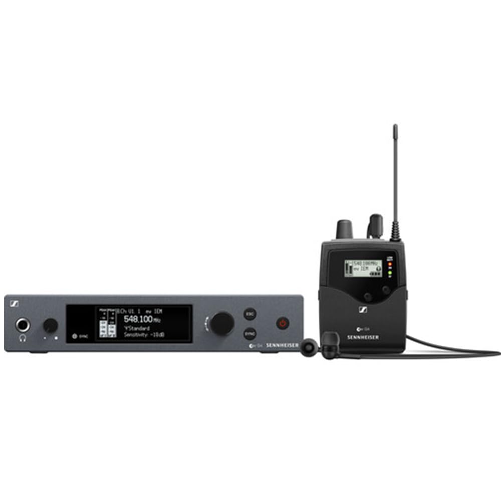 Liquid Audio Sennheiser EW IEM G4-Twin-A Wireless in-Ear Monitoring System Bundle w/ 4-Pack Blucoil AA Batteries Polishing Cloth