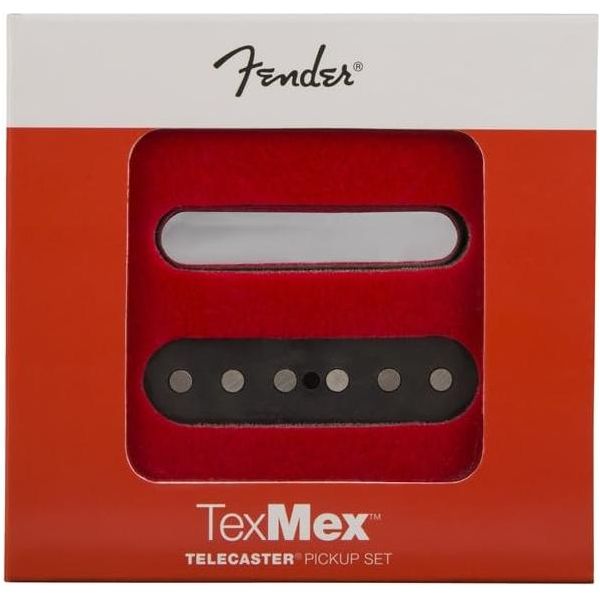 Fender Tex-Mex Telecaster® Pickup Set Bundle w/12x Guitar Picks and Liquid Audio Polishing Cloth
