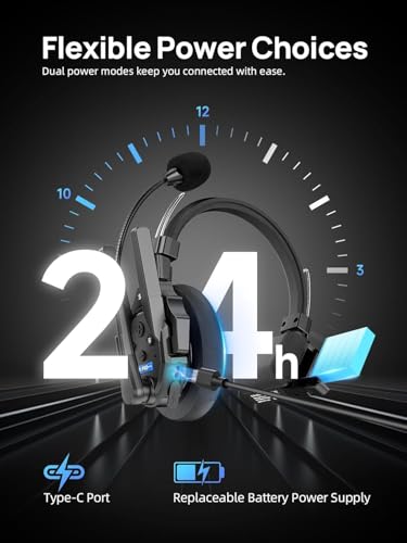 SYNCO XTalk X5 XPRO5 X2 2.4GHz Wireless Headset Intercom System 5 Person Team Communication with Noise Cancellation Hardcase Single Ear 400m Operating Range for Movie Shoot Live Show Stage Performance