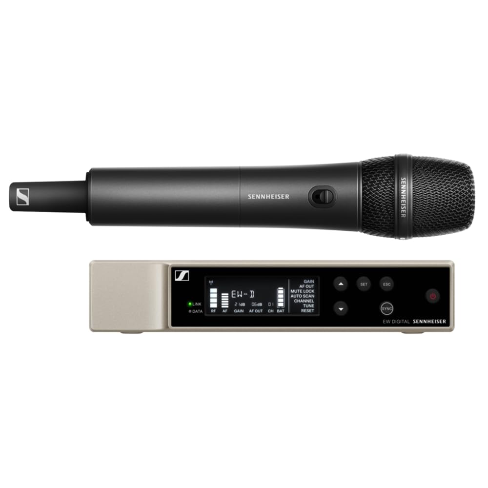 Liquid Audio Sennheiser EW-D 835-S Set (R4-9) Wireless Handheld Microphone System Bundle w/ 4-Pack Blucoil AA Batteries Polishing Cloth