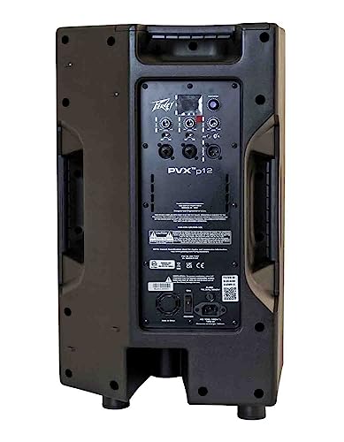 Peavey PVXp™ 12 Bluetooth® 12-Inch Powered Loudspeaker, 2-Yr Warranty, Combine Big Sound with Advanced DSP & Bluetooth, Pole Mount Molded-in, 980 Watts