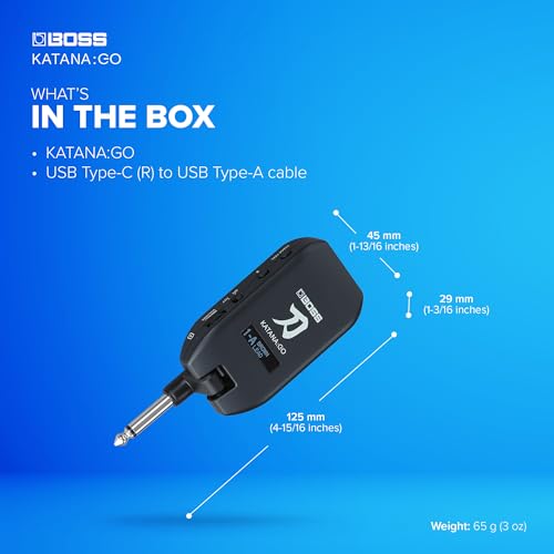 Boss Katana:Go Mini Guitar Headphone Amp