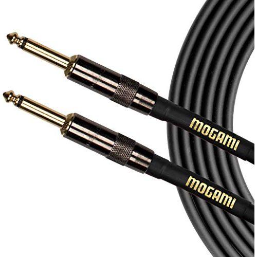Mogami GOLD SPEAKER Amplifier-to-Cabinet Speaker Cable, 1/4" TS Male Plugs, Gold Contacts, Straight Connectors