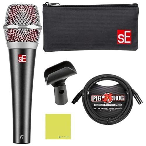 Liquid Audio sE Electronics V7 Supercardioid Dynamic Vocal Microphone ...