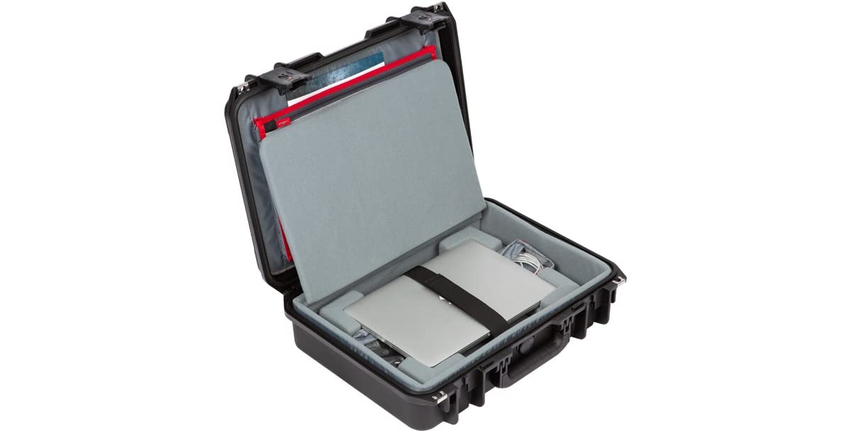SKB iSeries 1813-5 Waterproof Laptop Case with Think Tank Interior, Durable Protection for Laptops, Black (3i-1813-5NT)