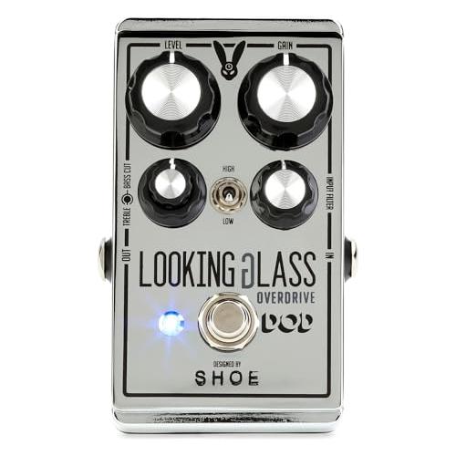 DigiTech Looking Glass Effect Pedal Bundle w/ 2-Pack Strukture Cable, 12-Pack Guitar Pick and Liquid Audio Polishing Cloth