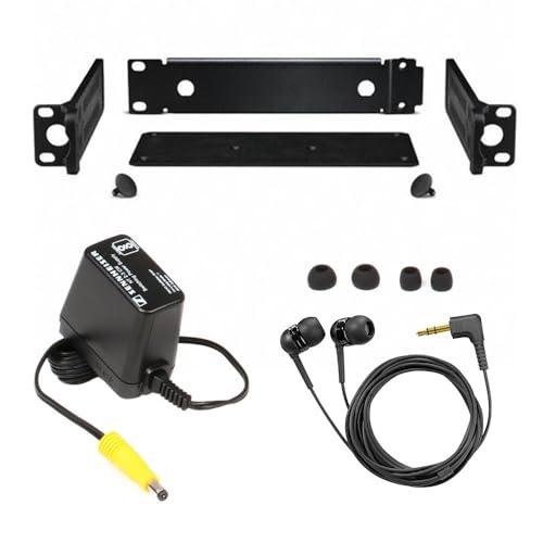 Liquid Audio Sennheiser ew IEM G4-A Wireless in-Ear Monitoring System Bundle w/Pig Hog PHM10 8mm Mic Cable, 4-Pack Blucoil AA Batteries Polishing Cloth