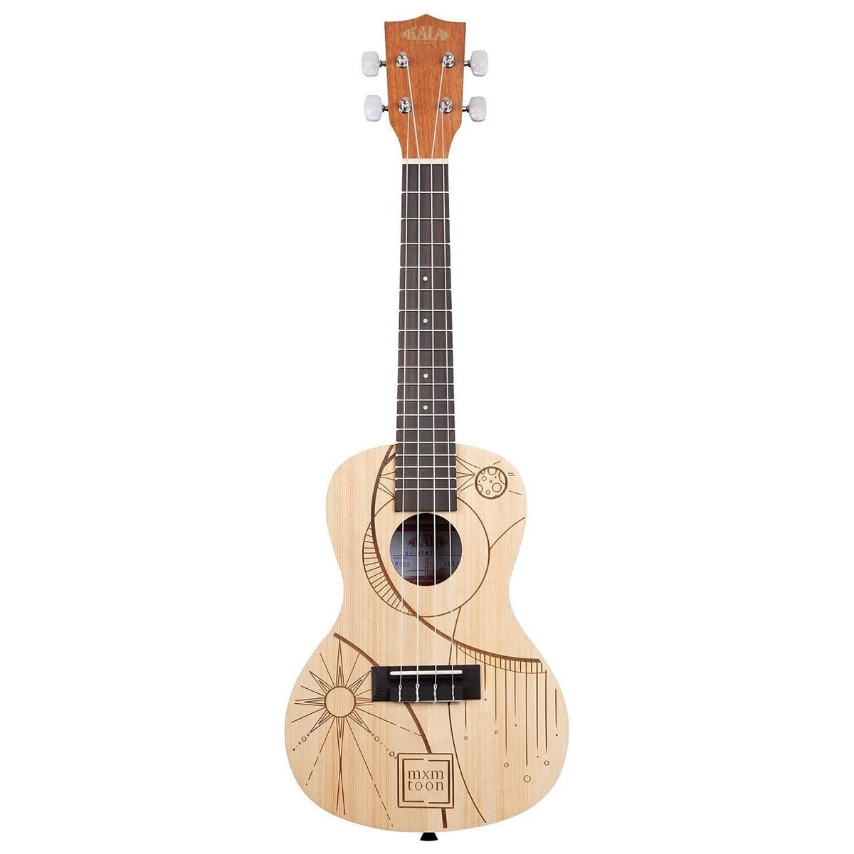 Kala Brand Music Co., 4-String Ukulele, Natural, Concert (KA-MXMTOON-C)