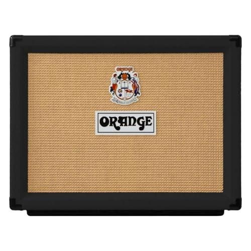 Orange Rocker 32 30W 2x10 Tube Guitar Combo Amplifier, Black Bundle w/Pig Hog Black Woven Instrument Cable, 12-Pack Guitar Picks & Liquid Audio Polishing Cloth