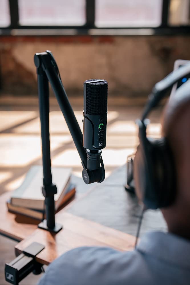 Sennheiser Profile - USB Cardioid Condenser Microphone & Table Stand, 1.2 m USB-C Cable