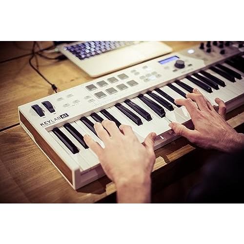 Arturia KeyLab Essential mk3 61 Key USB MIDI Keyboard Controller with Analog Lab V Software Included