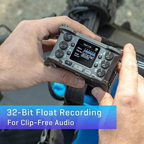 Zoom F6 Field Recorder/Mixer, Professional Field Recording, Audio for Video, 32-Bit Float Recording, 14 Channel Recorder, 6 XLR Inputs
