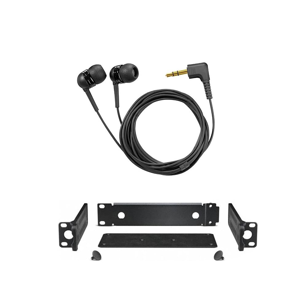 Liquid Audio Sennheiser EW IEM G4-Twin-A Wireless in-Ear Monitoring System Bundle w/ 4-Pack Blucoil AA Batteries Polishing Cloth