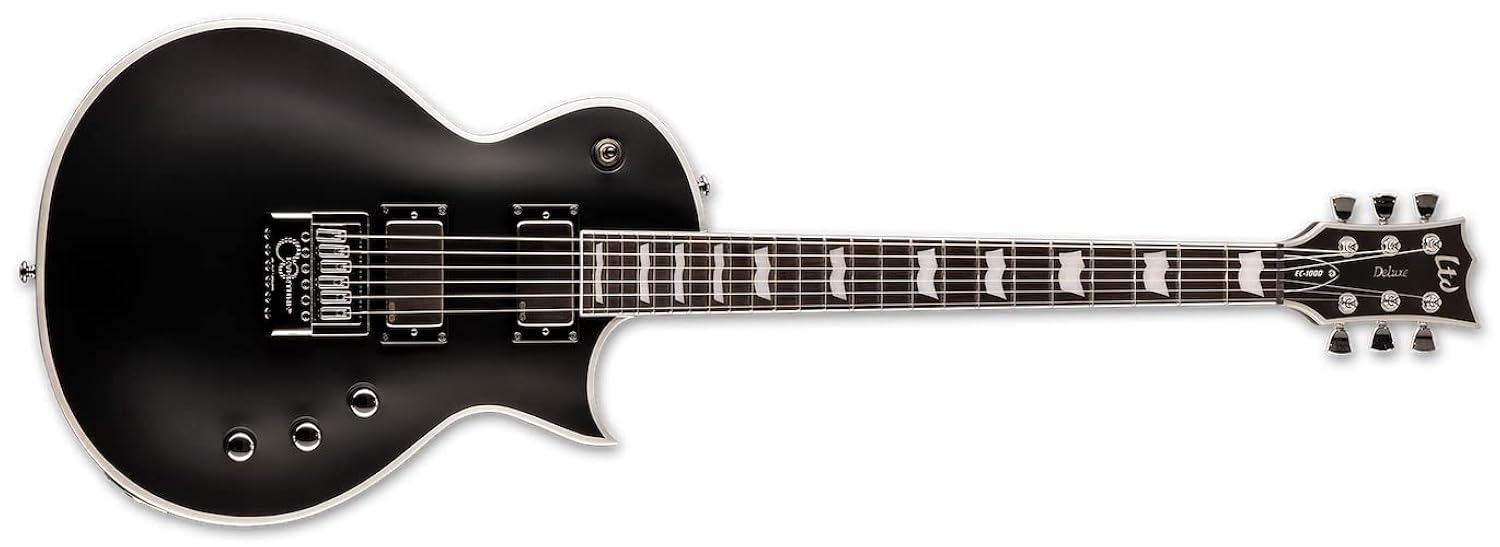 ESP LTD EC-1000 Evertune BB Electric Guitar - Black Satin