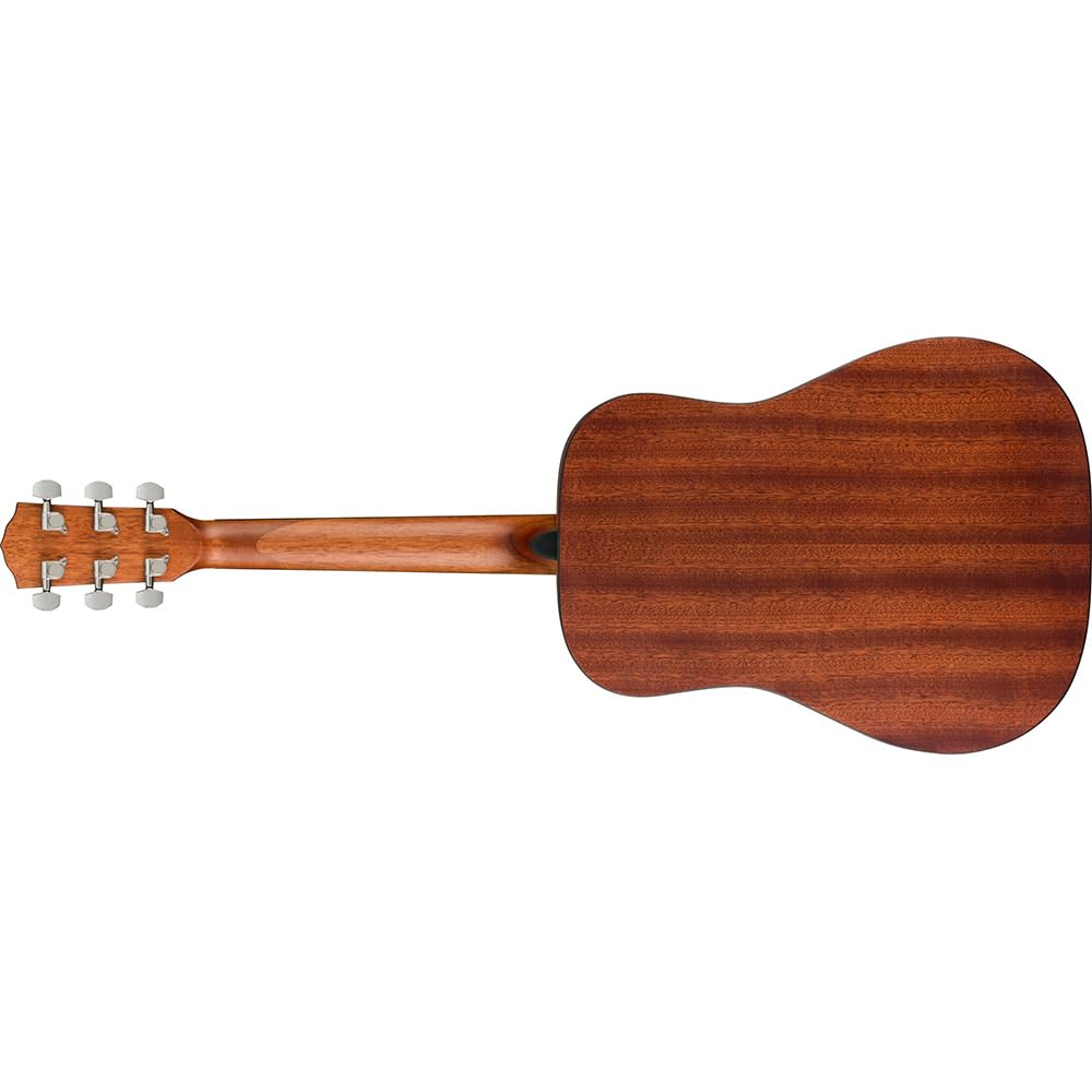 Fender FA-15 3/4 Steel Acoustic Guitar, Walnut Fingerboard, Blue - 0971170187 Bundle w/ 12-Pack Guitar Pick and Liquid Audio Polishing Cloth