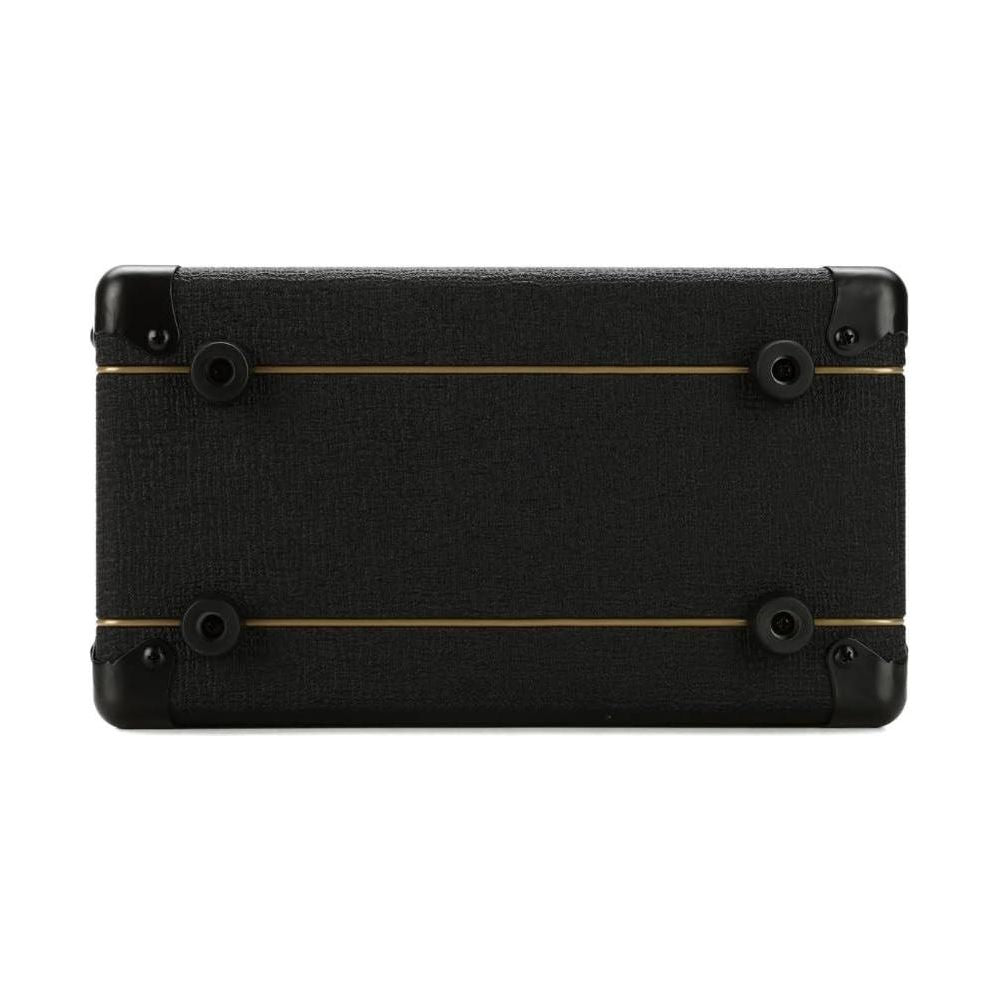 Orange Amps Crush 12-12W 1x6 Guitar Combo Amp Black Bundle w/Pig Hog Black Woven Instrument Cable, Power Supply AC Adapter, 12x Fender Picks & Liquid Audio Polishing Cloth