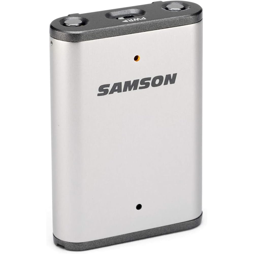 Samson AirLine Micro Earset Wireless System | Frequency K3 (492.425 MHz) Bundle with 5 Windscreens and Polishing Cloth - Fitness Instructor Microphone Headset System