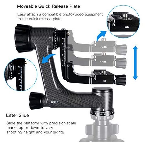SIRUI PH-Series Carbon Fiber Gimbal Head
