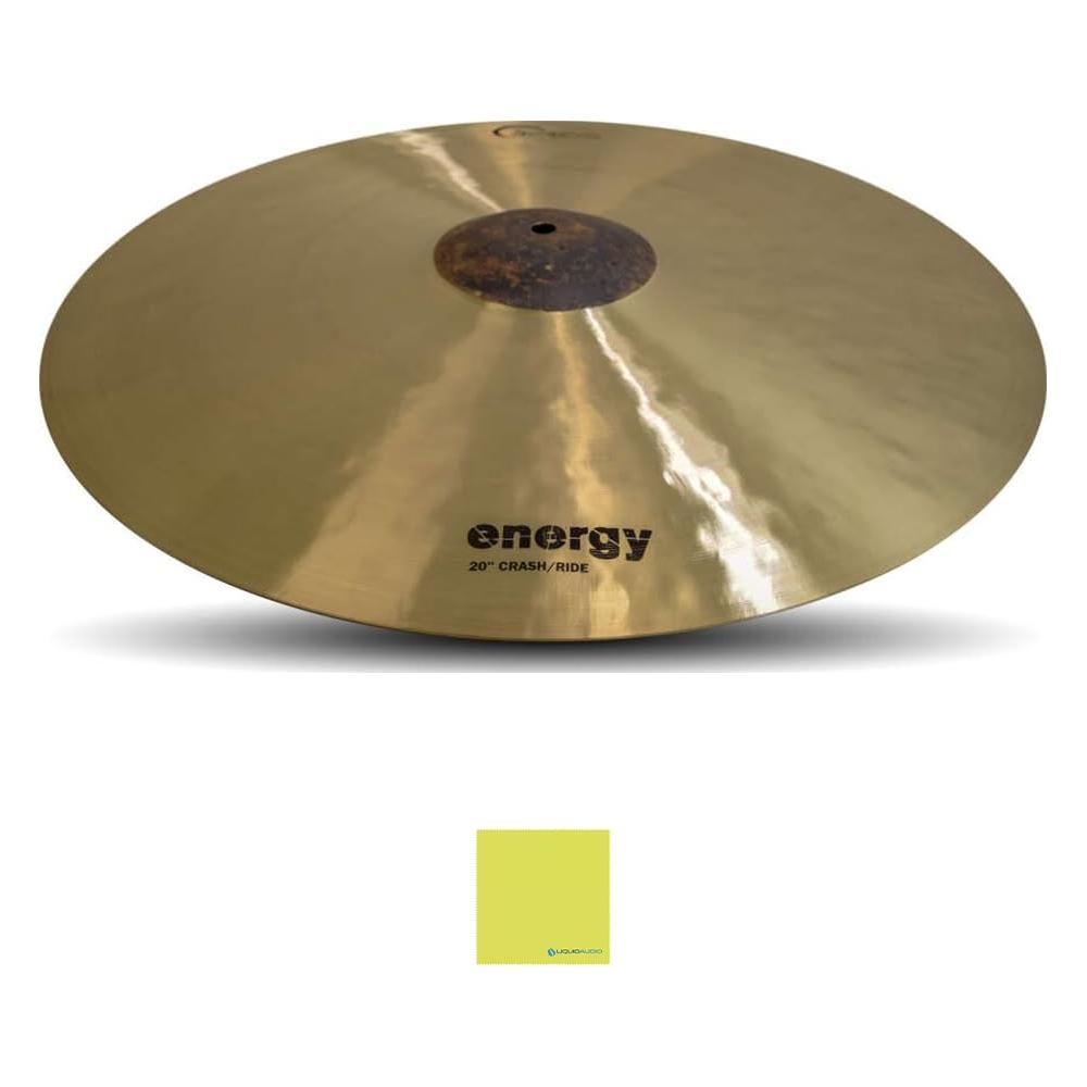 Dream Cymbals and Gongs ECRRI20 Energy Crash/Ride 20" Cymbal Bundle w/Liquid Audio Polishing Cloth