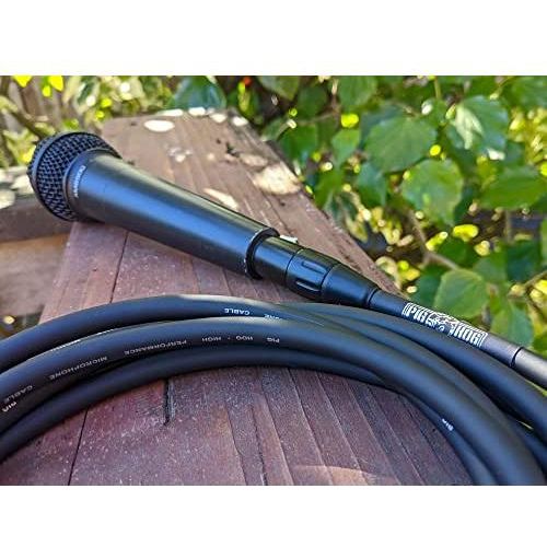 Pig Hog PHM3 8mm Tour Grade Mic Cable, XLR 3ft - 2-pack, Speaker
