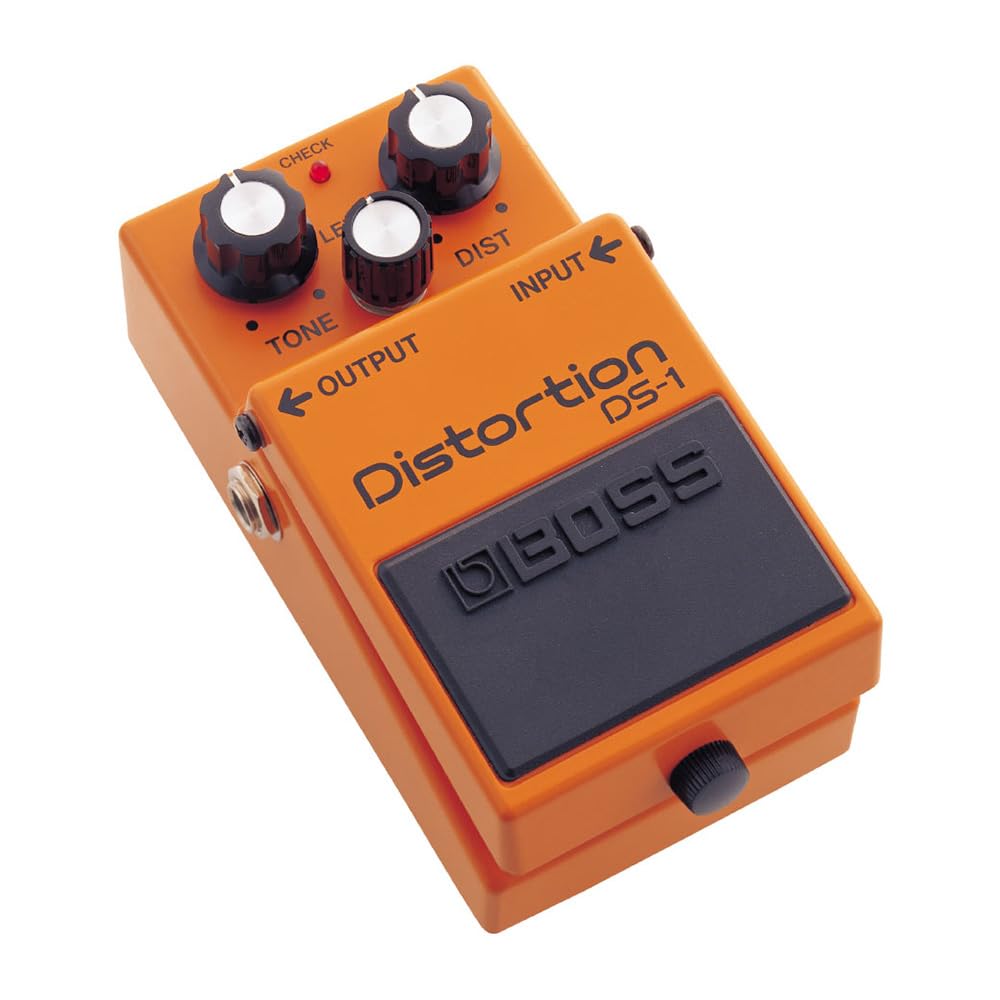 Boss BD-2 Blues Driver Guitar Effects Pedal Bundle with Boss DS-1 Distortion Pedal, 2 Strukture 6" Right Angle Patch Cables, 12 Guitar Picks & Polishing Cloth – Classic Tone & Versatility