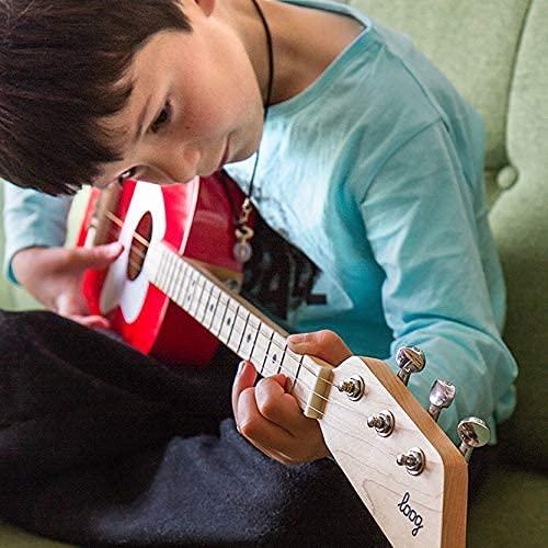 Loog 3 String Pro Acoustic Guitar and Accompanying App for Children, Teens and Beginners