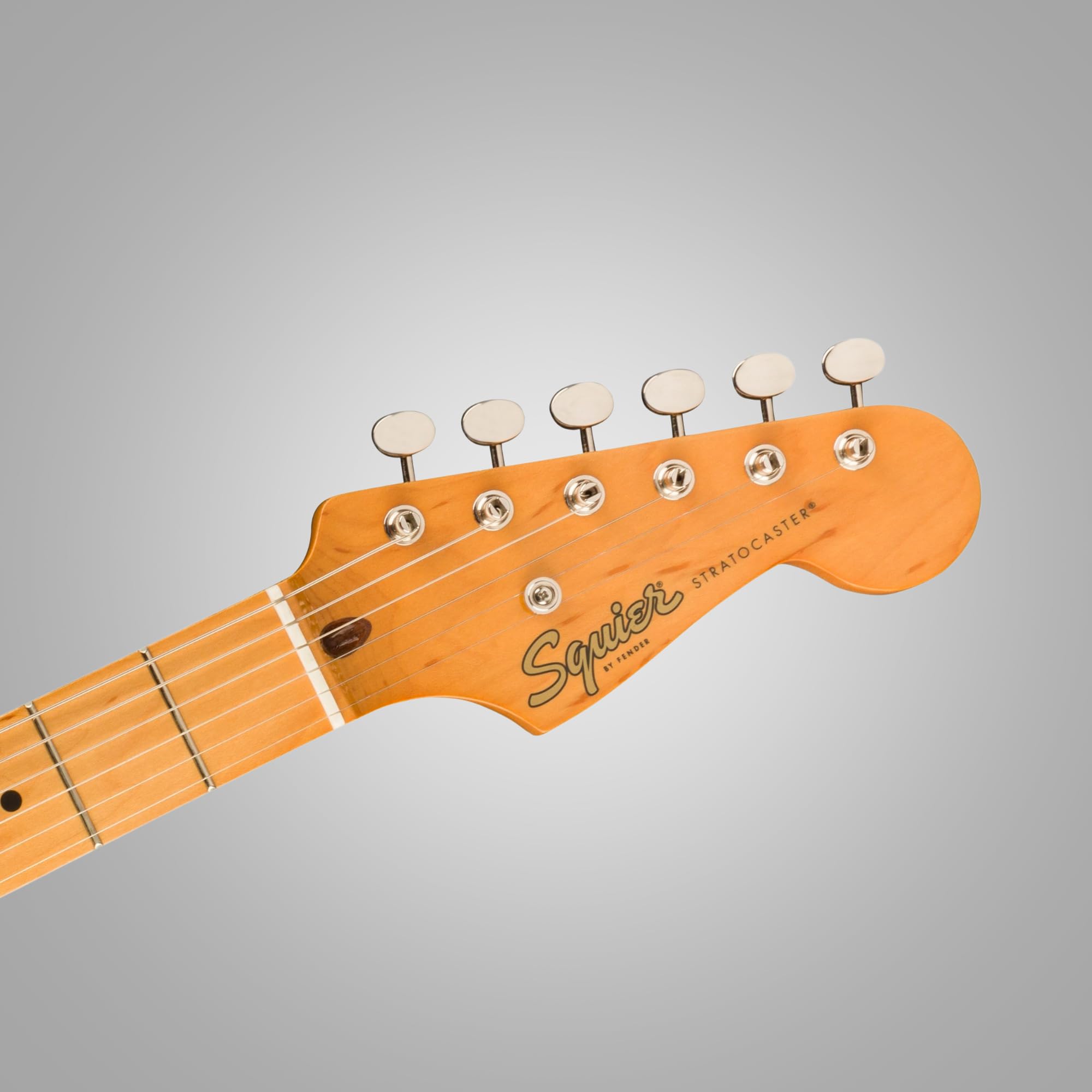 Squier Classic Vibe '50s Stratocaster, Maple Fingerboard, Fiesta Red Blonde - 0374005540 Bundle w/ 12-Pack Guitar Pick & Liquid Audio Polishing Cloth